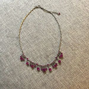 Fuschia Fashion Necklace